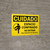 Caution: Confined Space Do Not Enter Spanish Landscape With Icon - Wall Sign