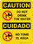 Caution: Do Not Drink the Water Bilingual Spanish With Icons - Wall Sign