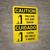 Caution: Falling Ice and Snow Bilingual Spanish With Icons - Wall Sign