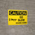 Caution: Go Slow Sound Horn Landscape With Icon - Wall Sign