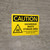 Caution: Hazardous Waste Storage Area Landscape With Icon - Wall Sign