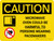 Caution: Microwave Oven Could be Harmful to Persons Wearing Pacemakers Landscape With Icons - Wall Sign