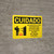 Caution: Electrical Panel Keep Clear Spanish Landscape With Icon - Wall Sign