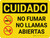 Caution: No Smoking No Open Flames Spanish Landscape With Icon - Wall Sign