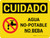 Caution: Non Potable Water Do Not Drink Spanish Landscape With Icon - Wall Sign