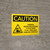Caution: Personal Protective Clothing Is To Be Worn At All Times When Handling Chemicals Landscape With Icon - Wall Sign