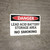 Danger: Lead Acid Battery Storage Area No Smoking - Wall Sign