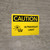Caution: Ultraviolet Light Landscape With Icon - Wall Sign