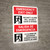 Emergency Exit Only Bilingual Spanish with Icon - Wall Sign