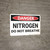 Danger: Nitrogen Do Not Breath - Wall Sign