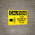Caution: Turn Machine off When Not in Use Landscape With Icon - Wall Sign
