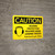 Caution: Hearing Protection Required When Loading Trucks Landscape With Icon - Wall Sign