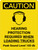 Caution: Hearing Protection Required When Loading Trucks Portrait With Icon - Wall Sign