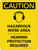 Caution: PPE Hazardous Noise Area Hearing Protection Required Portrait With Icon - Wall Sign
