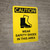 Caution: PPE Wear Safety Shoes in This Area Portrait With Icon - Wall Sign