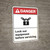 Danger: Lock Out Equipment ANSI - Wall Sign