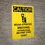 Caution: Wear Approved Breathing Apparatus Beyond Point Portrait With Icon - Wall Sign