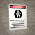 Danger: Do Not Perform Rescue Without Equipment Spanish Portrait with Icon - Wall Sign