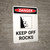 Danger: Keep Off Rocks Portrait with Graphic - Wall Sign