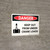 Danger: Keep Out From Under Crane Loads Landscape with Graphic - Wall Sign
