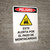 Danger: Look Out For Forklifts Spanish Portrait with Icon - Wall Sign