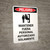 Danger: OSHA Keep Out Authorized Personnel Only Spanish Portrait with Icon - Wall Sign
