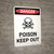 Danger: Poison Keep Out Portrait with Graphic - Wall Sign