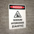 Danger: Sodium Hydroxide Portrait with Graphic - Wall Sign