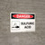 Danger: Sulfuric Acid Warning Landscape with Graphic - Wall Sign