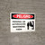 Danger: Unauthorized Personnel Keep Out Spanish Landscape with Icon - Wall Sign
