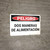Danger: Two Forms of Feed - Spanish - Wall Sign