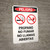 Danger: Propane No Smoking Open Flame Portrait with Icon - Wall Sign