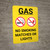 Gas No Smoking Matches Or Lights Portrait with Graphic