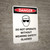 Danger: PPE Do Not Operate Safety Glasses Portrait with Graphic - Wall Sign
