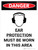 Danger: PPE Ear Protection Must Worn In Area Portrait with Graphic - Wall Sign