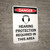 Danger: PPE Hearing Protection Required in This Area Portrait with Graphic - Wall Sign