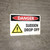 Danger: Sudden Drop Off - Wall Sign