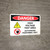 Danger: High Voltage Test Area Landscape with Graphic - Wall Sign