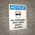 Notice: All Personnel Must Wear Safety Glasses Portrait with Graphic