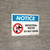 Notice: Industrial Water Do Not Drink Landscape with Graphic