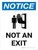 Notice: Not an Exit Portrait with Graphic