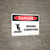 Danger: Moving Conveyors Landscape with Graphic - Wall Sign