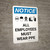 Notice: All Employees Must Wear PPE Portrait with Graphic