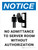 Notice: No Admittance To Server Room Without Authorization Portrait with Icon - Wall Sign