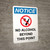 Notice: No Alcohol Beyond This Point Portrait with Icon - Wall Sign
