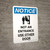 Notice: Not an Entrance - Use Other Door Portrait with Icon - Wall Sign