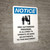 Notice: Only Authorized Personnel is Allowed to Operate Machinery Portrait with Icon - Wall Sign