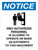 Notice: Only Authorized Personnel is Allowed to Operate Machinery Portrait with Icon - Wall Sign
