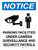 Notice: Parking Facilities Under Camera Surveillance Portrait with Icon - Wall Sign