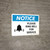 Notice: Please Ring Bell For Service Landscape with Icon - Wall Sign